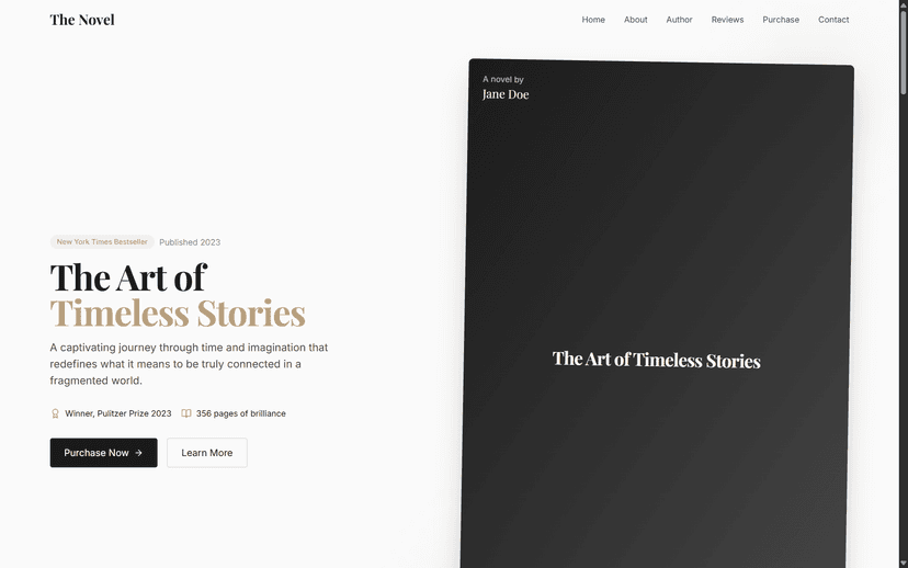 A Book publishing site